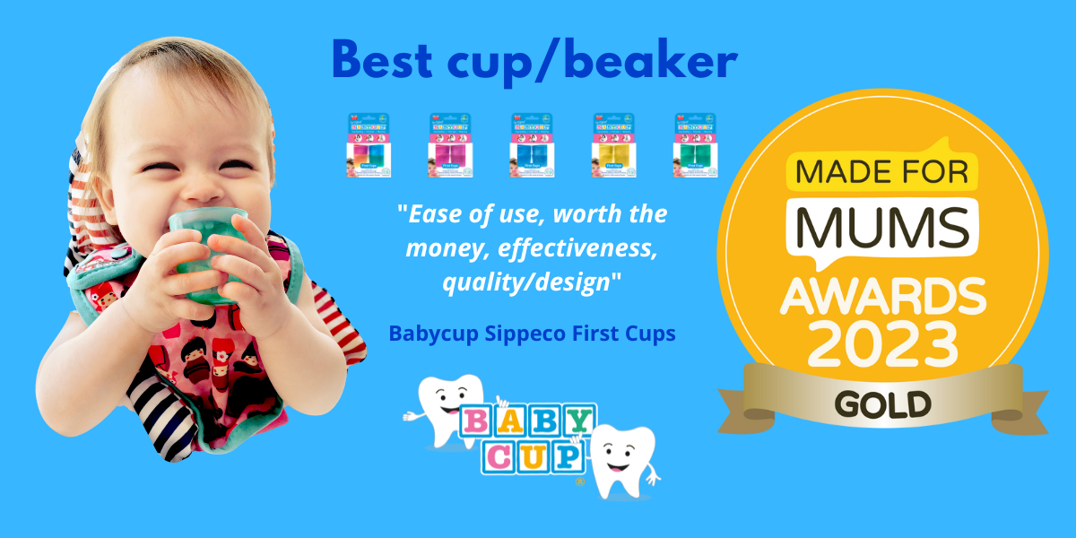 Best cup / beaker WINNER Babycup Sippeco First Cups / open baby cup