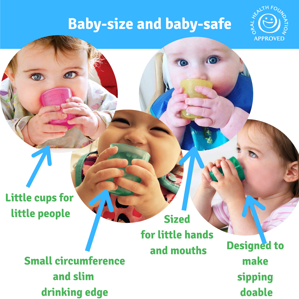 Baby cups from Babycup - Oral Health Foundation approved